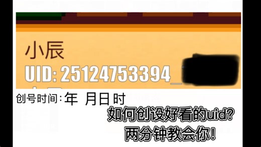 UID秘密大揭晓，如何创设好看的uid？【像素生存者2】
