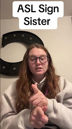 Learn How To Sign "Sister" in ASL for Beginners | American Sign Language #shorts