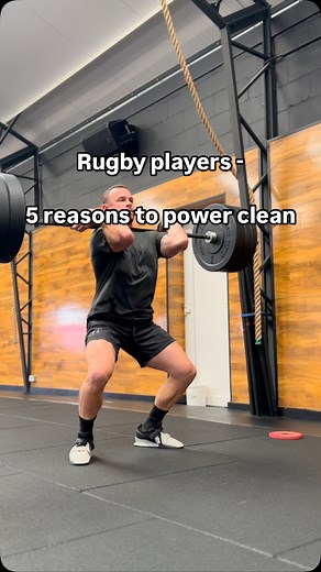 Power cleans rugby athletes Here’s why ↓ Explosive Muscle Activation: Power cleans involve a rapid, explosive extension of the hips and knees, activating fast-twitch muscle fibers. This explosive movement trains the muscles to generate force quickly, which is crucial for accelerating and reaching high speeds. Improved Rate of Force Development (RFD): Power cleans enhance the rate at which your muscles can produce force. This is vital for quick bursts of speed in sports like rugby, where rapid ac