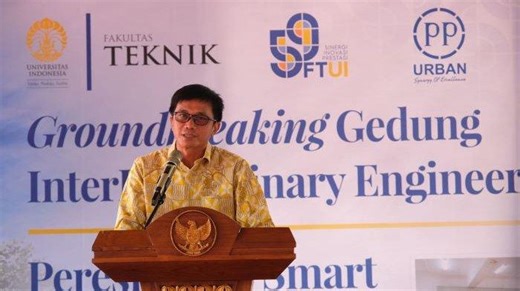 FTUI Bangun Gedung Interdisciplinary Engineering, Jadi Rumah Pengembangan Keilmuan dan Riset Inovasi - Tribunnewsdepok.com
