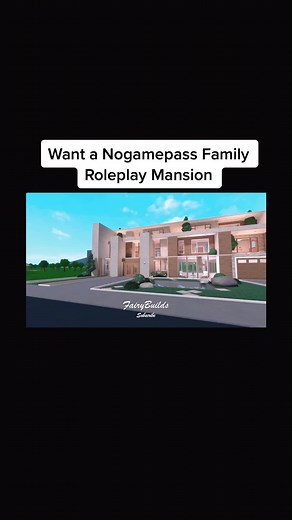 Nogamepass Mansion Build Ideas | Bloxburg House Designs