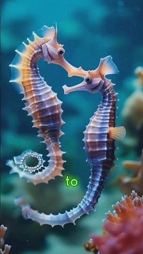 Seahorses: Masters of Camouflage and Love in the Ocean Depths #facts
