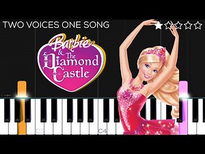 Barbie: Two Voices, One Song | EASY Piano Tutorial