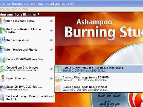 How to burn Boot CD/DVD