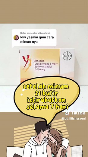 Cara Minum Pil KB Yasmin