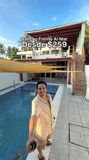 🌴 Disfrutá de un rancho frente al mar en la Costa del Sol desde $259 la noche para 12 personas. 🌊☀️ 📲 Reservaciones: 7819-7439 🌐 También podés reservar en RentavoSV.com 🏊‍♂️ Piscina privada 🛏️ 3 habitaciones 🔥 Área de parrillada 🍳 Cocina equipada 🌊 Acceso directo a la playa 🌴 Espacios para descansar frente al mar 📍 Costa del Sol, El Salvador 🇸🇻 Encontrá esta y más opciones de alojamiento en playas, lagos y montañas de El Salvador en RentavoSV.com.