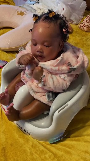 @graciescornertv at 2 months and already jammin 😍 #graciecorner #blackinfant #blackbabies