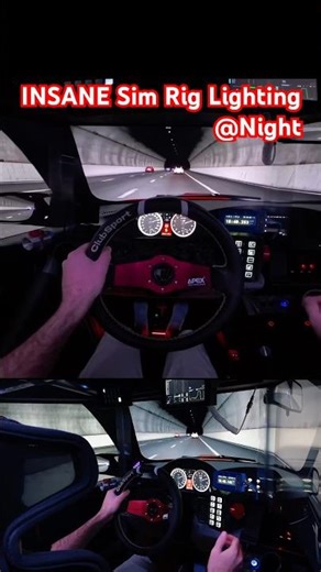 Sim Rig Ambient Lighting At Night