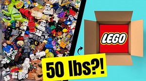 50 lb Lego Mystery Box with Hundreds of Minifigures!