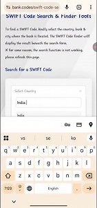 Swift Code Kaise Nikale Kisi Bhi Bank Ka 🔥 | Full Guide Hindi 2026#shorts