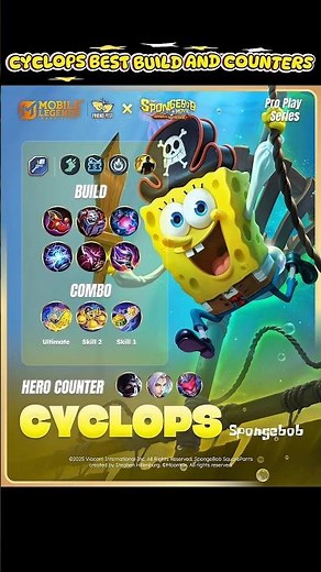 Cyclops Full Guide ⚡ Best Build, Combo & Counter Heroes | MLBB Shorts