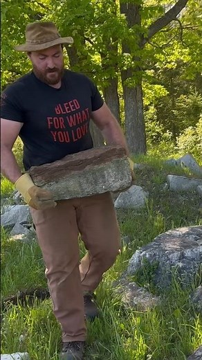 Building off-grid cabin in the woods pt.1 #cabinbuild