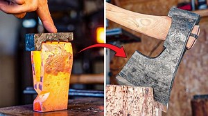 I forged a real Norwegian axe from scratch 🔨 | Nils Ögren