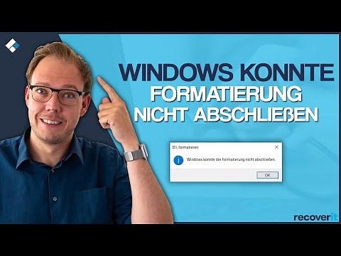 Windows konnte die Formatierung nicht abschließen