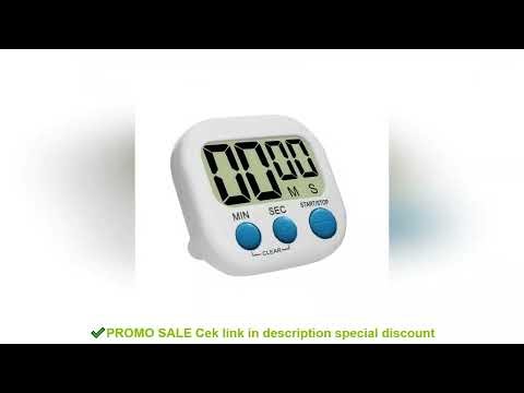 1PC LCD Digital Kitchen Timer Magnetic Cooking Large Count Down Up Clear Loud Alarm Stonego Home Kit