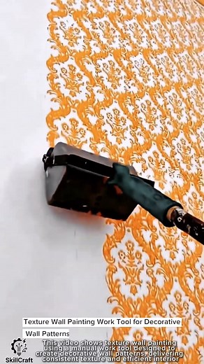 Texture Wall Painting Work Tool for Decorative Wall Patterns #worktool