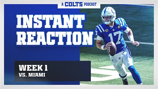 Daniel Jones impresses as Colts win first season opener in 11 years | Instant Reaction