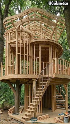 Abandoned Shack Rebuilt Into Beautiful Luxury Treehouse | Extreme Before & After #shorts #home