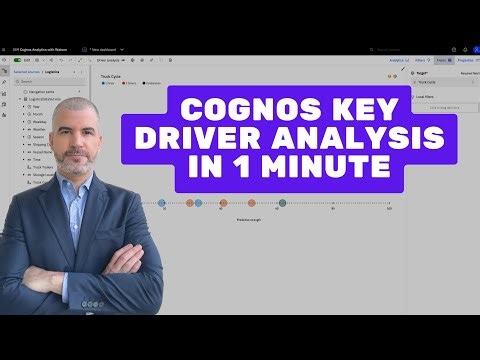 Cognos Analytics Key driver analysis in 1 minute
