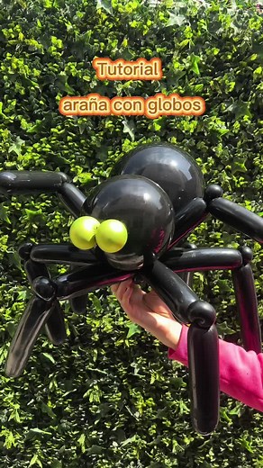 Tutorial para hacer una araña con globos paso a paso