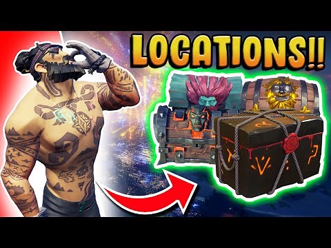 Sea of Thieves Cursed Chest Locations! Where to FIND Cursed Chests
