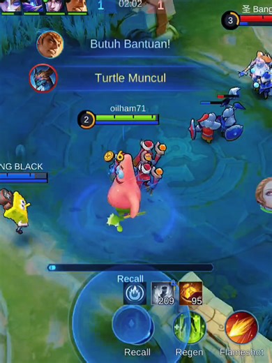 Odette Sok Asik di Mobile Legends dan SpongeBob