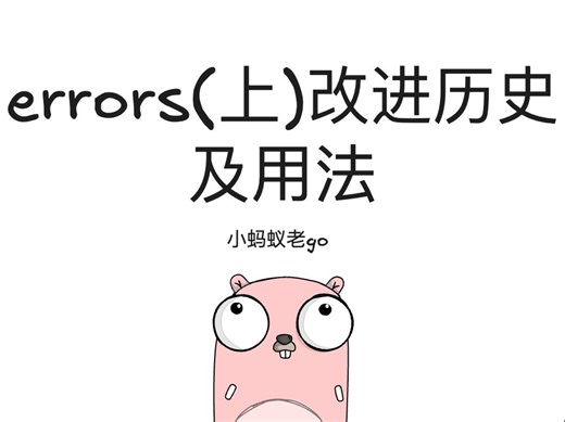 012-go语言errors(上)改进历史和用法
