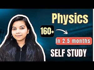 Physics 160+ in 2.5 Months | Complete Self Study Strategy for NEET 2026 #neet #neet2026 #pw