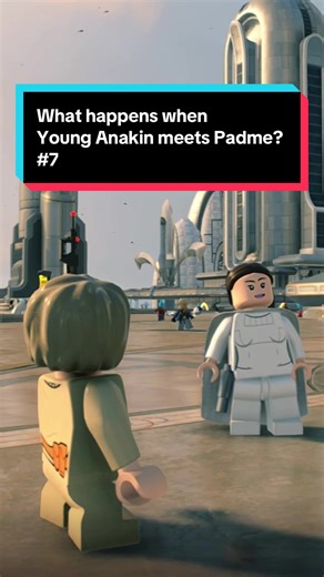 Young Anakin Meets Padme in Lego Star Wars