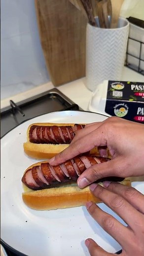 Simple hot dog recipe 🌭🤤