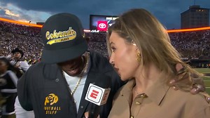 247K views · 1.4K reactions | Deion Sanders with Taylor McGregor while down 13-10 at halftime to Georgia Tech  "We had some hiccups ... That's why they up right now."  | SportsCenter | Facebook