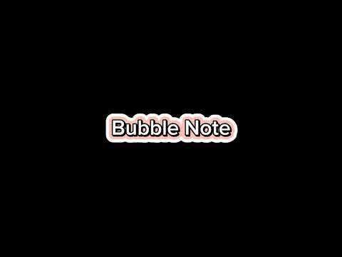 Fujitsu Notification Sound Bubble Note