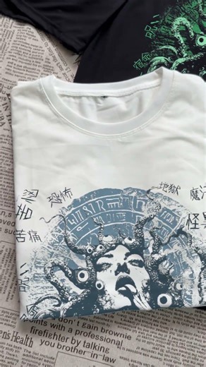 Kami Crew Affliction Japan Wicth Shirt, Anime Horror Tokyo Japanese Weird Style Harajuku Unisex Shir