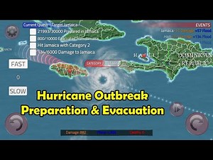 Hurricane Outbreak Preparation & Evacuation Gameplay