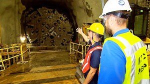 24K views · 257 reactions | We went 700 feet underground to get an up-close look at a $1 billion repair project on the biggest tunnel in the world. https://ietv.co/2TEjgo2 | Inside Edition | Facebook