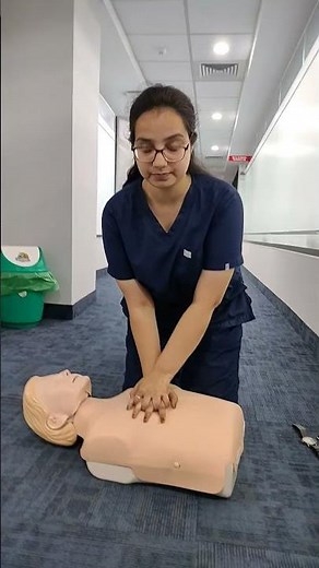 CPR training....Basic life support skills