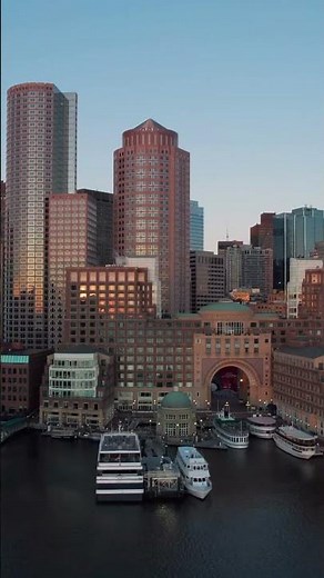 Boston Massachusetts 4K Aerial Views 🇺🇸 | Drone Footage #Shorts