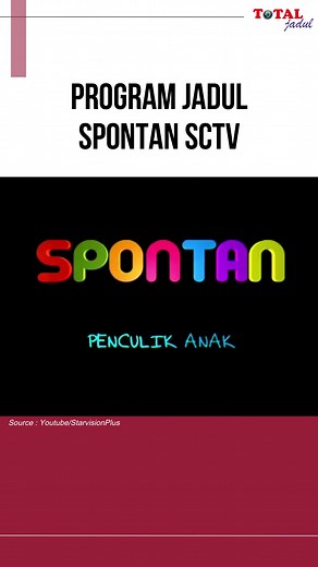 Program TV Jadul Spontan SCTV: Kenangan 90an