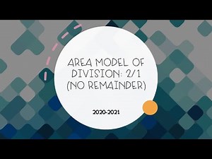 Area Model of Division: 2 Digit by 1 Digit (Remainder)