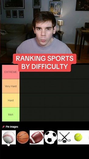 Ranking Sports By How Hard They Are (Tier List)