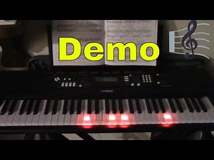 Yamaha EZ 220 Demo Mode Electric Piano Keyboard Demonstration -- Channel Jamesss Today