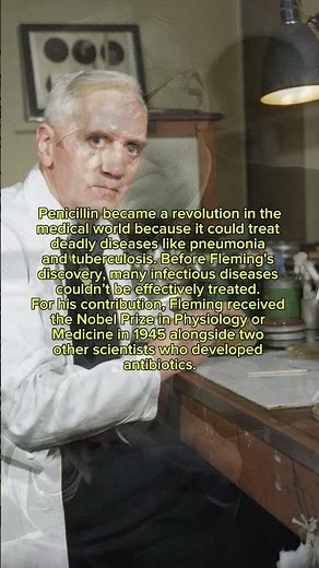 The discoverer of penicilin, the first antibiotic that saved millions of lives💉 #scientist