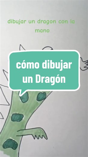 Cómo dibujar un dragón fácil y rápido para niños