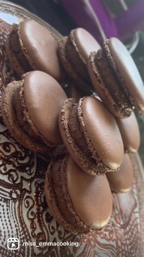 Recette macaron ultra simple #macaron#dessert#recettefacile#recettemacaron#macaronchocolat