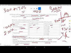 PV Design Example ( End of Module 1)