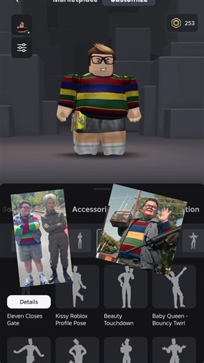 Cosplay de Derek de Stranger Things no Roblox