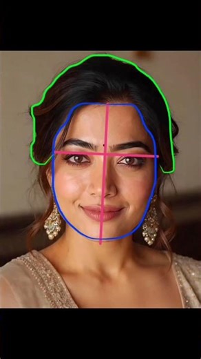 Easy technique to draw Rashmika mandana ♥️