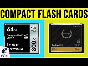 8 Best Compact Flash Cards 2019