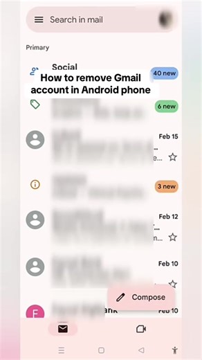 How to remove Gmail account in Android phone#accountrecovery #gmailrecovery #gmail