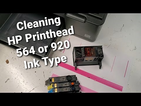 Cleaning Printhead in HP Photosmart B209a B210a C309a C410a C310 #564 #920 Cartridge Type